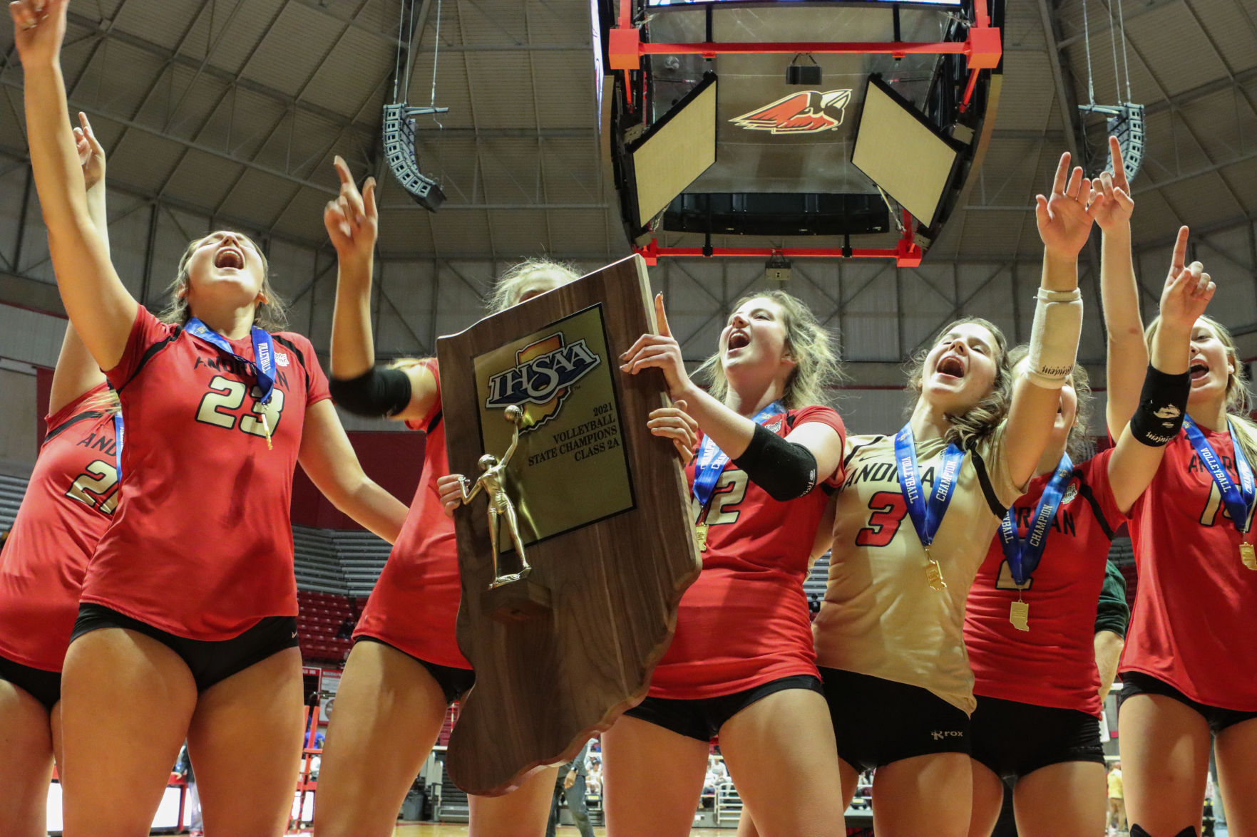 2A volleyball state final - Andrean vs. Western Boone